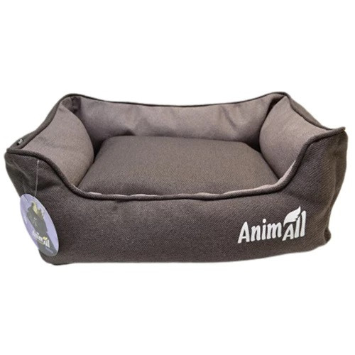 Лежак AnimAll Gama M Mocco для собак і котів 55x43x17см, фото 1