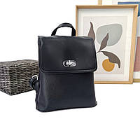 Маленький жіночий рюкзак	 штучна шкіра чорний Арт.BH15843 black VTTV (54)