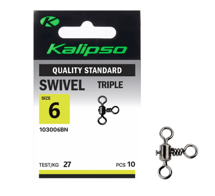 Вертлюг Kalipso Swivel triple 103006BN №6(10) арт 44060038