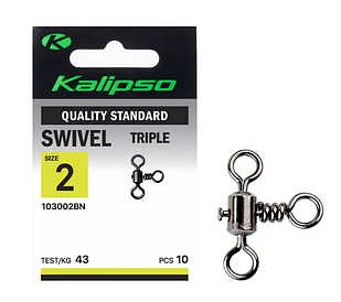 Вертлюг Kalipso Swivel triple 103002BN №2(10) арт 44060033