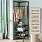 Металева Кутова Вішалка для Одягу Corner Coat Rack RD-2 185х40х40, Взуття з гачками та полицями, фото 6