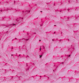 Нитки пряжа для в'язання велюрова плюшева петлями PUFFY FINE Пуффи Файн № 178 - розовый, фото 1