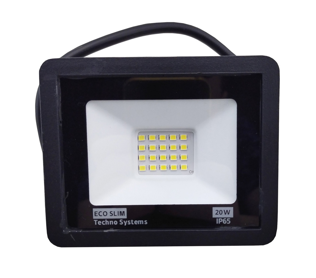 Прожектор LED 20W ECO Slim 220V 850Lm 6500K IP65, фото 1