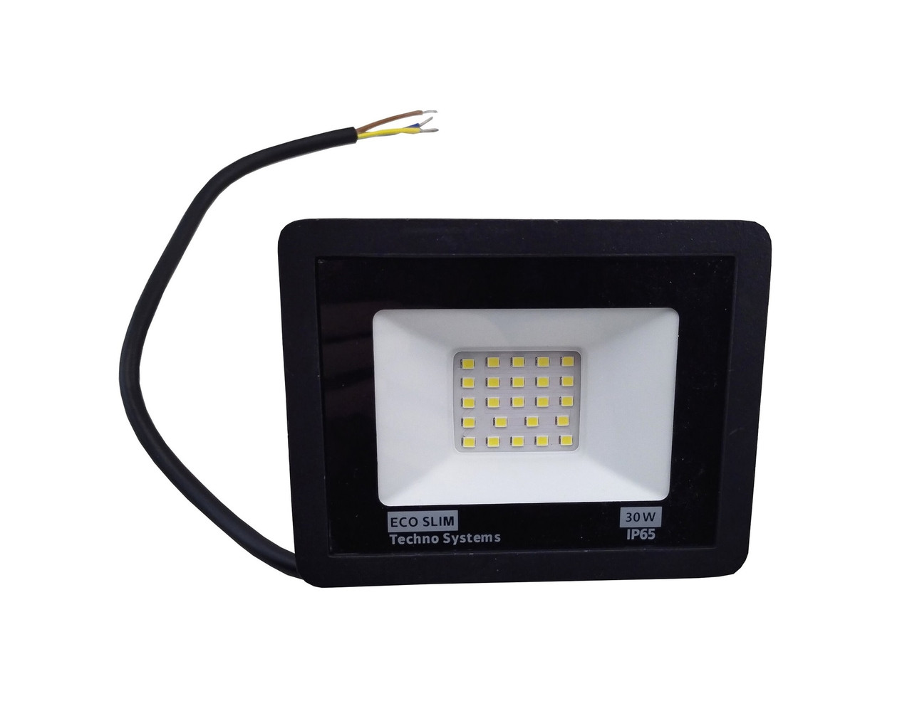 Прожектор LED 30W ECO Slim 220V 2100Lm 6500K IP65, фото 1