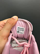 Жіночі кросівки Adidas Campus Bad Bunny Pink White Взуття Адідас Кампус рожеві натуральна замша демісезон, фото 6