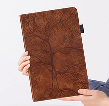 Чохол книжка Wood Book на планшет Xiaomi Redmi Pad SE (8.7") / коричневий, фото 5
