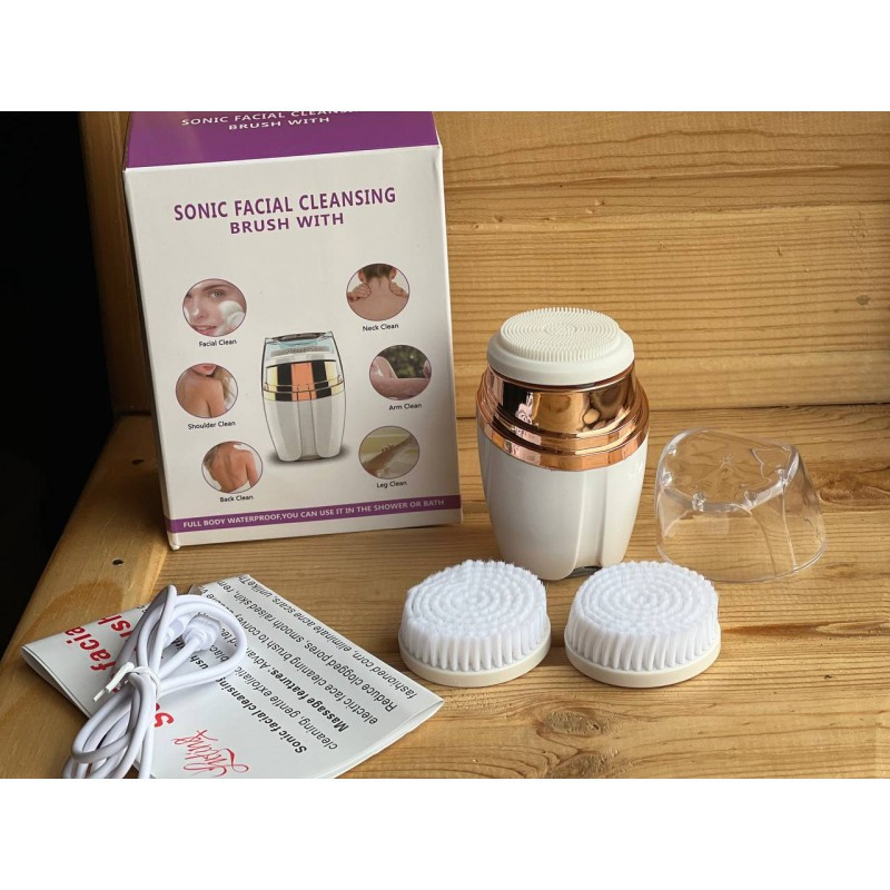 Щітка для обличчя Sonis Facial Cleansing Brush LT-606 з насадками