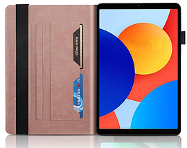Чохол книжка Wood Book на планшет Xiaomi Redmi Pad SE (8.7") / рожевий, фото 3