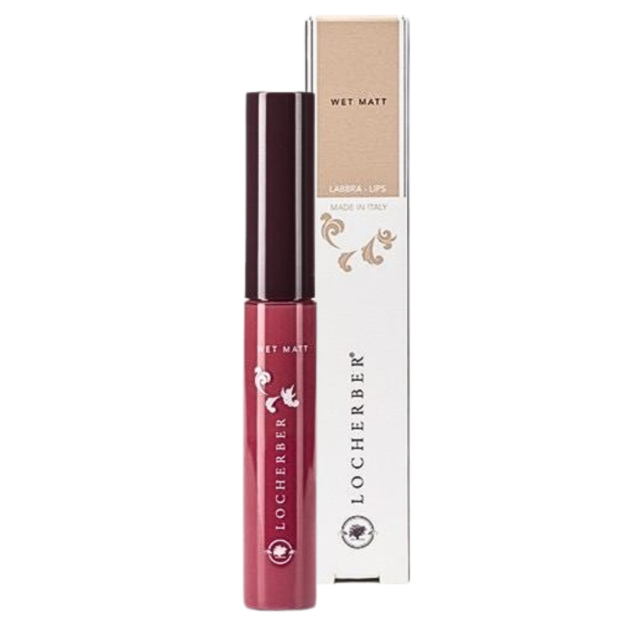Рідка матова помада Яскрава фуксія Wet Matt Liquid Lipstick "Hot Fuchsia" Locherber, Vivasan, 9 мл Швейцарія
