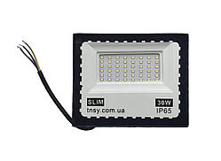 Прожектор LED 30W ULTRA Slim 220V 3000Lm 6500K IP65