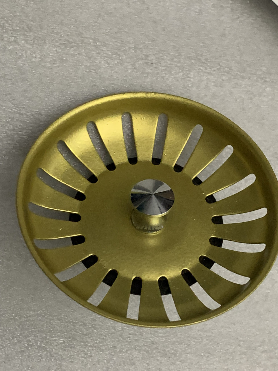 Сітка сміттєзбірник для сифону 79 мм, 83 мм  (фарбована, матове золото)