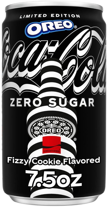 Газований напій Coca-Cola Zero Sugar OREO Limited Edition Creations 222мл