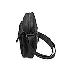 Тактична сумка через плече Patriot барсетка чорна тканинна мессенджер, фото 6