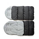 Теплий конверт на флісі Сірий Baby Go для коляски та санчат 1000083, фото 3