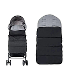 Теплий конверт на флісі Сірий Baby Go для коляски та санчат 1000083, фото 4