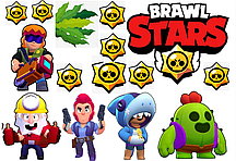 Вафельна картинка Бравл стар №8044