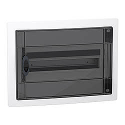 Щиток 18 модулів врізний з димчастими дверцятами, Schneider Electric серія PrismaSeT XS, LVSXP118