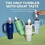 Термокружка з ручкою Cirkul All-Day StrawSip з нержавіючої сталі Синя 1183 мл, фото 9