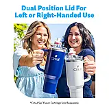 Термокружка з ручкою Cirkul All-Day StrawSip з нержавіючої сталі Синя 1183 мл, фото 10