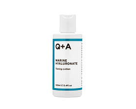 Тонізуючий лосьйон з гіалуроновою кислотою Q+A Marine Hyaluronate Toning Lotion (100 ml)
