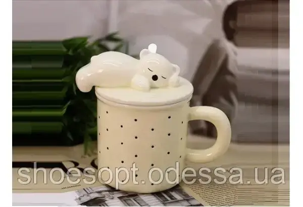 Кухоль Ведмедик з кришкою