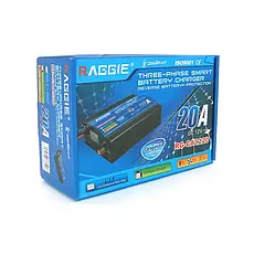 Зарядний пристрій RAGGIE RG-CA1220A для акумулятора 12V-20A, крокодили, Q16, фото 5