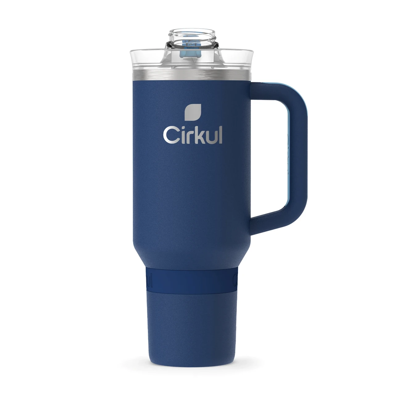 Термокружка з ручкою Cirkul All-Day StrawSip з нержавіючої сталі Синя 1183 мл