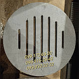 Колосник чавунний посилений рушта 40 см для буржуйка, піч, котли, барбекю, мангал, фото 2