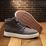 Caterpillar Черевики чоловічі коричневі шкіряні Високі зимові класичні на натуральному хутрі *251-кор*, фото 3