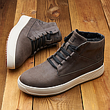 Caterpillar Черевики чоловічі коричневі шкіряні Високі зимові класичні на натуральному хутрі *251-кор*, фото 5