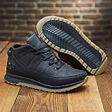 Спортивні зимові чоловічі шкіряні кросівки низькі утеплені на хутрі *101 ч*, фото 5