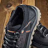Чоловічі спортивні шкіряні зимові коричневі кросівки низькі merrell з хутром *М-7 кор.бот*, фото 3
