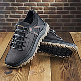 Чоловічі спортивні шкіряні зимові коричневі кросівки низькі merrell з хутром *М-7 кор.бот*, фото 4