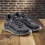 Чоловічі спортивні шкіряні зимові коричневі кросівки низькі merrell з хутром *М-7 кор.бот*, фото 7