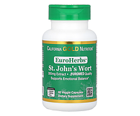 Екстракт звіробою California Gold Nutrition (St. John's Wort) 300 мг 60 шт