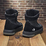 Чорні шкіряні чоловічі черевики високі на товстій підошві *NF ret чорн нуб*, фото 7