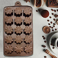 Силіконова форма для цукерок і льоду Ромашка 15 шт.