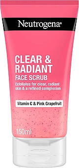 Щоденний скраб для свіжості жирної та проблемної шкіри Neutrogena Clear & Radiant Face Scrub 150 мл