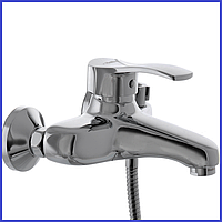 Змішувач для ванни короткий вилив 20 см литий латунний одноважільний HAIBA FOCUS 009 EURO (HB0126)