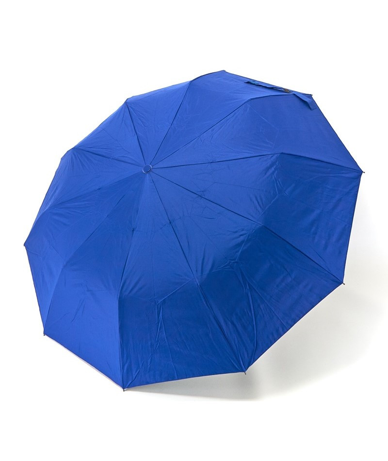 Парасолька жіноча Bellissimo №M639 напівавтомат на 10 спиць з квітами під куполом Синій, фото 1