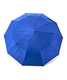 Парасолька жіноча Bellissimo №M639 напівавтомат на 10 спиць з квітами під куполом Синій, фото 2