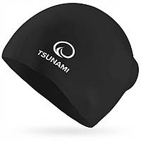 Шапочка для плавання TSUNAMI Standard Black (P-5905973401838)