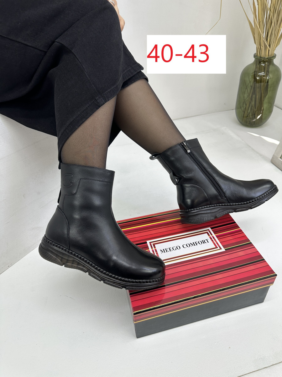 Черевики жіночі зимові MeegoComfort 24A61756-3 Black чорні 40, фото 1