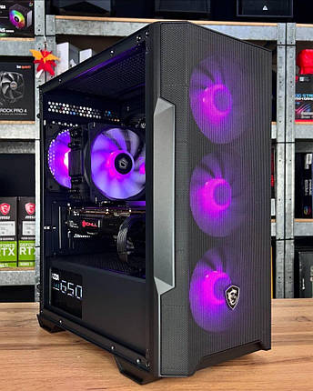 Б/в Збірка під замовлення: комп'ютер MSI MAG Forge M100R Black MT| i5-11400F| 16GB RAM| 512GB SSD| GTX 1080 Ti 11GB, фото 1