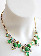 Веселое яркое колье DRESS AL-10307_зелен