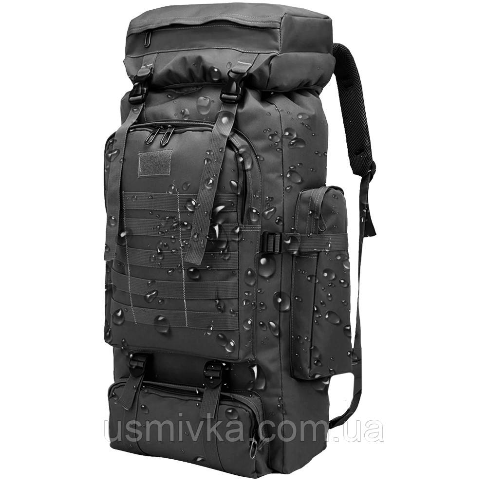 Тактичний рюкзак чорний армійський 60 л Darvall US-459
