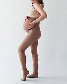 Колготи для вагітних 20 ден зі спеціальною вставкою для животика бежеві 5