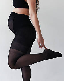Колготи для вагітних чорні 20 ден зі спеціальною вставкою для животика 3