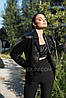 Піджак жіночий під пояс зі шкіри, фото 6