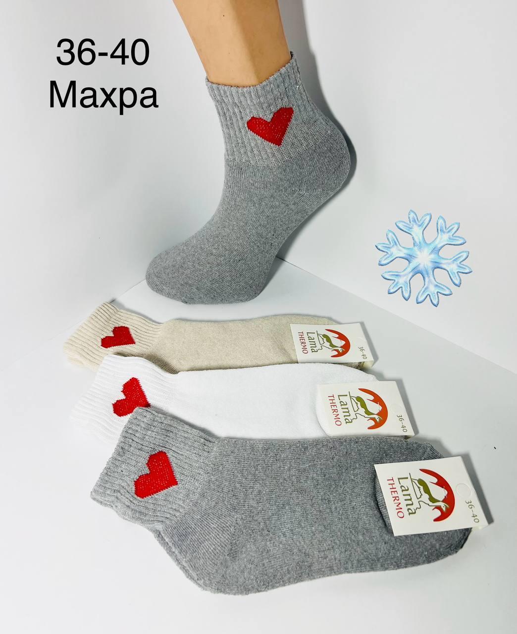 Шкарпетки жіночі зимові 12 пар теплі махрові бавовна Житомир розмір 36-40 мікс кольорів